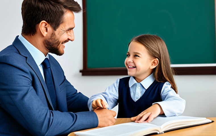 자기주도학습코치 고객 상담 포인트 - A young student, fully clothed in a school uniform, studying attentively at a desk in a brightly lit...