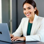 자기주도학습코치 온라인 플랫폼 활용 전략 - **Prompt for "Building Your Coaching as a Brand"**:
"An inspiring female online coach, dressed i...